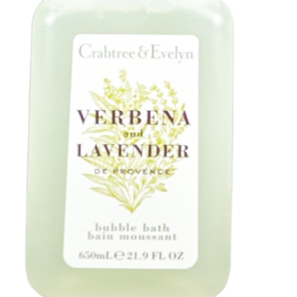 NEW Crabtree & Evelyn VERBENA & LAVENDER Bubble Bath 🛀 - Picture 2 of 5